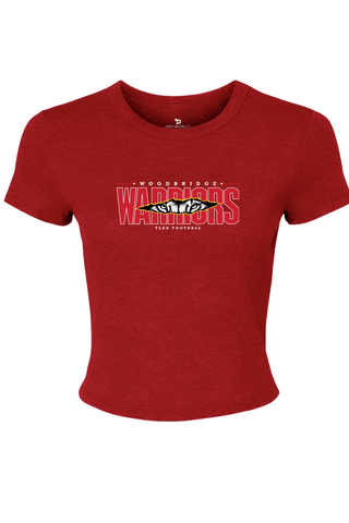 Woodbridge Warriors Women's Micro Rib Baby Tee - Lifestyle
