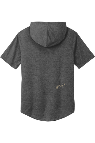 Maestro3 PosiCharge Tri-Blend Wicking Short Sleeve Hoodie