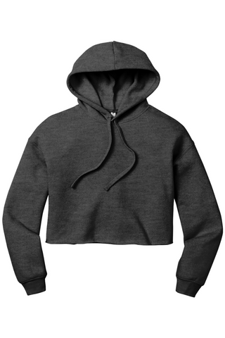 Haute D Essentials - Womens Cropped Fleece Hoodie