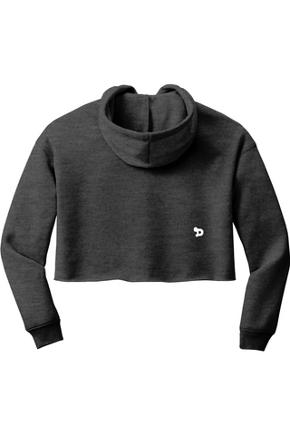 Haute D Essentials - Womens Cropped Fleece Hoodie