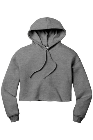 Haute D Essentials - Womens Cropped Fleece Hoodie