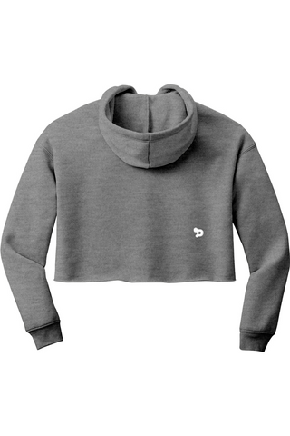 Haute D Essentials - Womens Cropped Fleece Hoodie