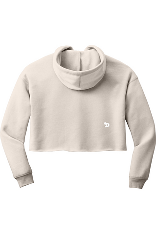 Haute D Essentials - Womens Cropped Fleece Hoodie