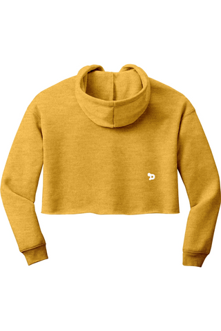 Haute D Essentials - Womens Cropped Fleece Hoodie