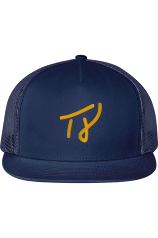 TJ53 Flat Bill Trucker Cap
