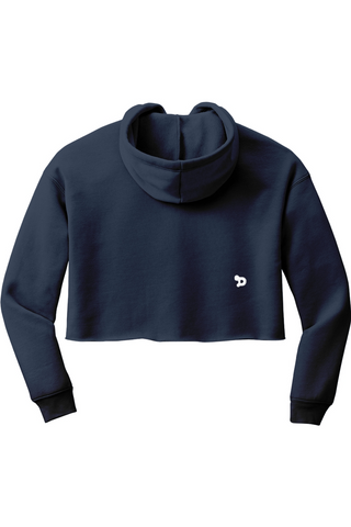 Haute D Essentials - Womens Cropped Fleece Hoodie