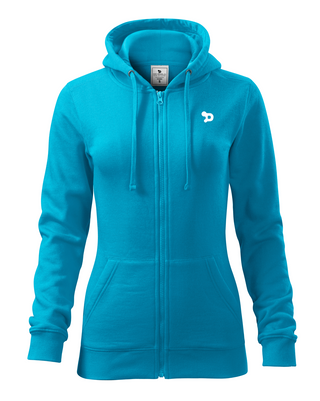 Small D Zip Hoodie - Women's