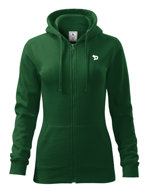 Small D Zip Hoodie - Women's