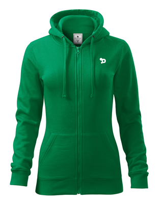 Small D Zip Hoodie - Women's